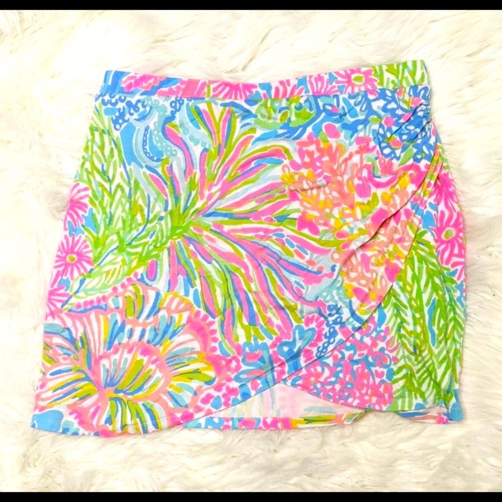 Lilly Pulitzer Sample Lovers Coral Skort, S